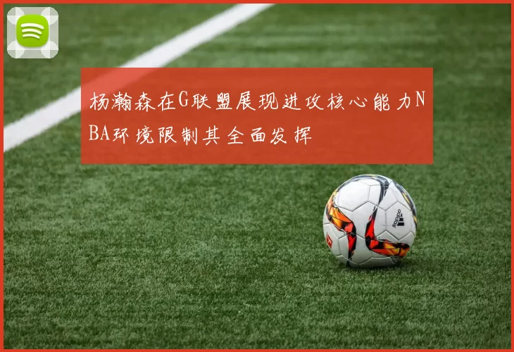 杨瀚森在G联盟展现进攻核心能力NBA环境限制其全面发挥